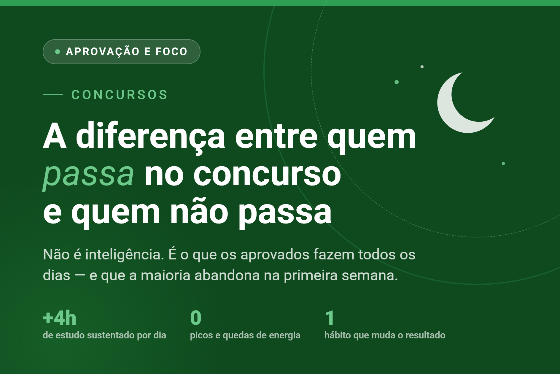 A diferença entre quem passa no concurso e quem não passa não é inteligência: o que realmente separa os aprovados
