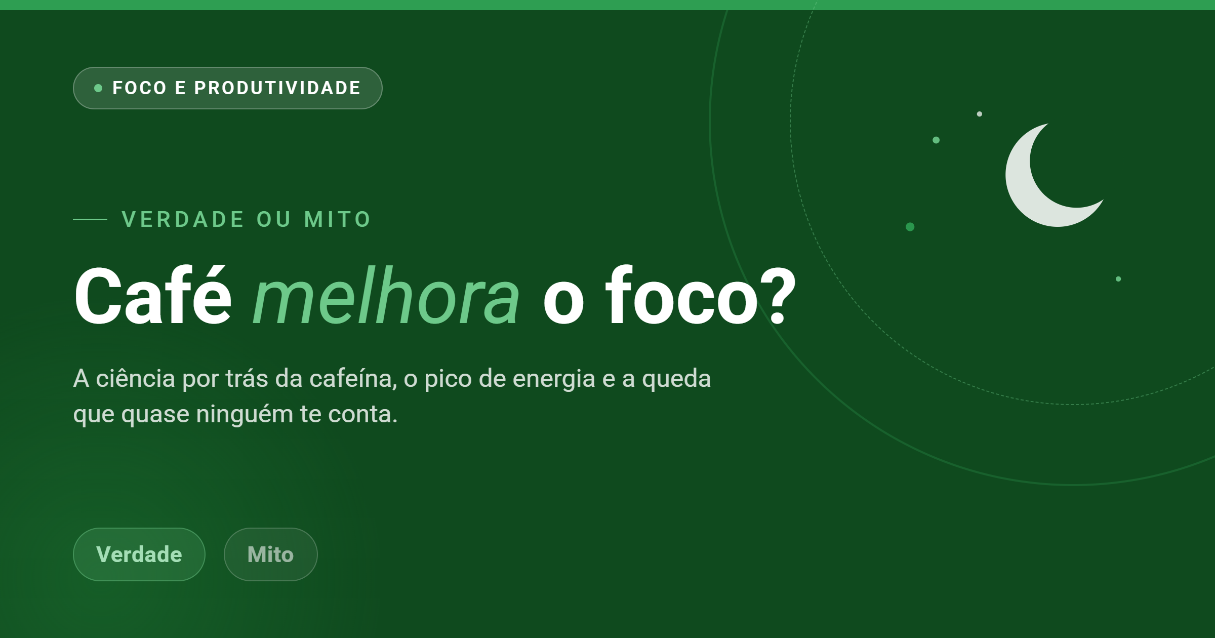 Verdade ou mito: café melhora o foco